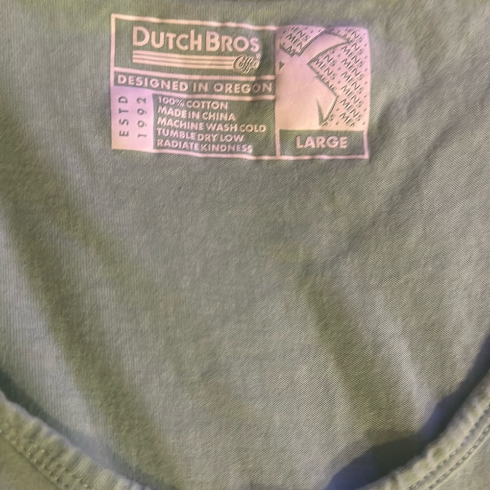 Dutch Bros light green tank